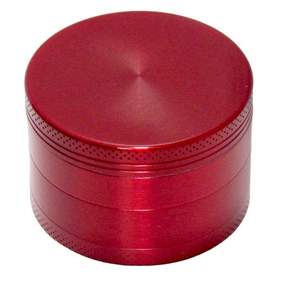 Red 4 Parts Hand Grinder, Spice and Mills Shradder Strong Grip Grinder - Picture 2 of 3